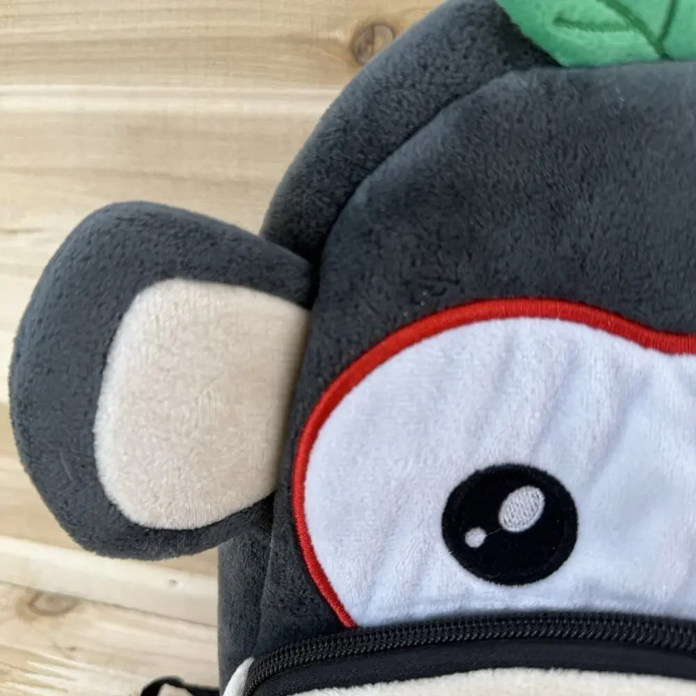 Kakoo Kids Toddler Backpack Monkey Face School Travel